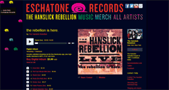 Desktop Screenshot of hanslickrebellion.eschatone.com