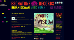 Desktop Screenshot of briandewan.eschatone.com